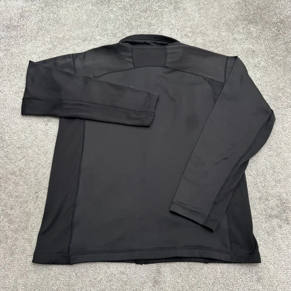 The North Face FlashDry Performance Track Jacket Mens Medium Black Activewear